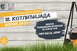 "Kotlićijada" u parku Sportske dvorane "Borik"