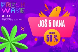 "Freshwave" Early Bird ulaznice uz popust od 50 odsto u prodaji još ...