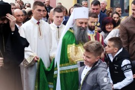 Patrijarh Porfirije predvodi liturgiju u Mrkonjić Gradu, prisutan ...