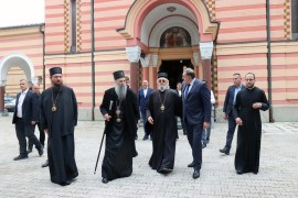 Predsjednik Srpske Dodik sa partijarhom srpskim Porfirijem