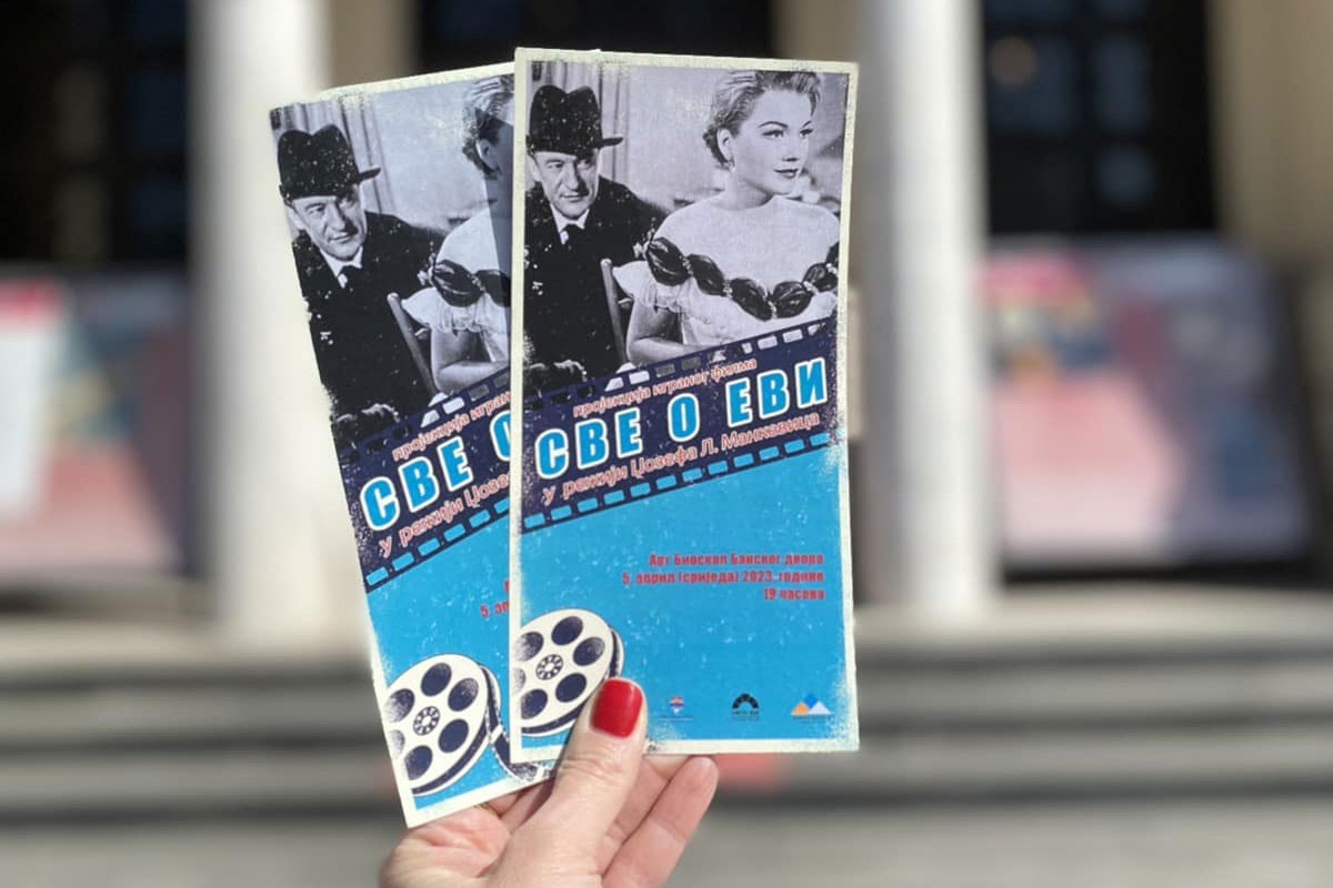 Projekcija filma "Sve o Evi" u Art bioskopu Banskog dvora