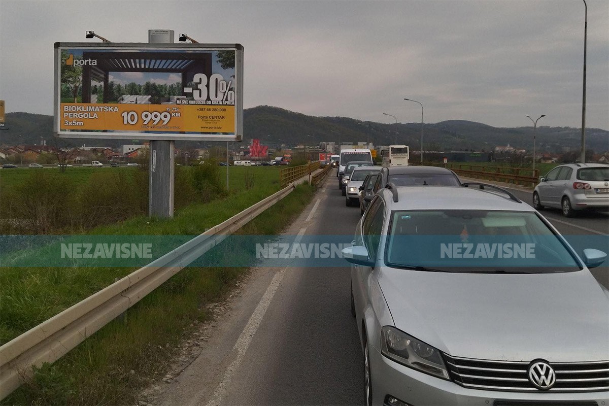 Sudar na Prijedorskoj petlji izazvao gužve