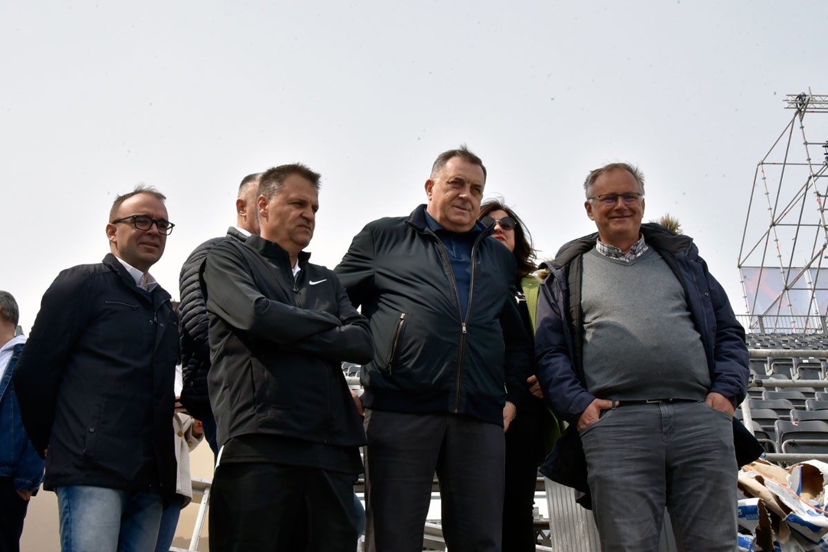 Dodik posjetio teniski kompleks Srpska open