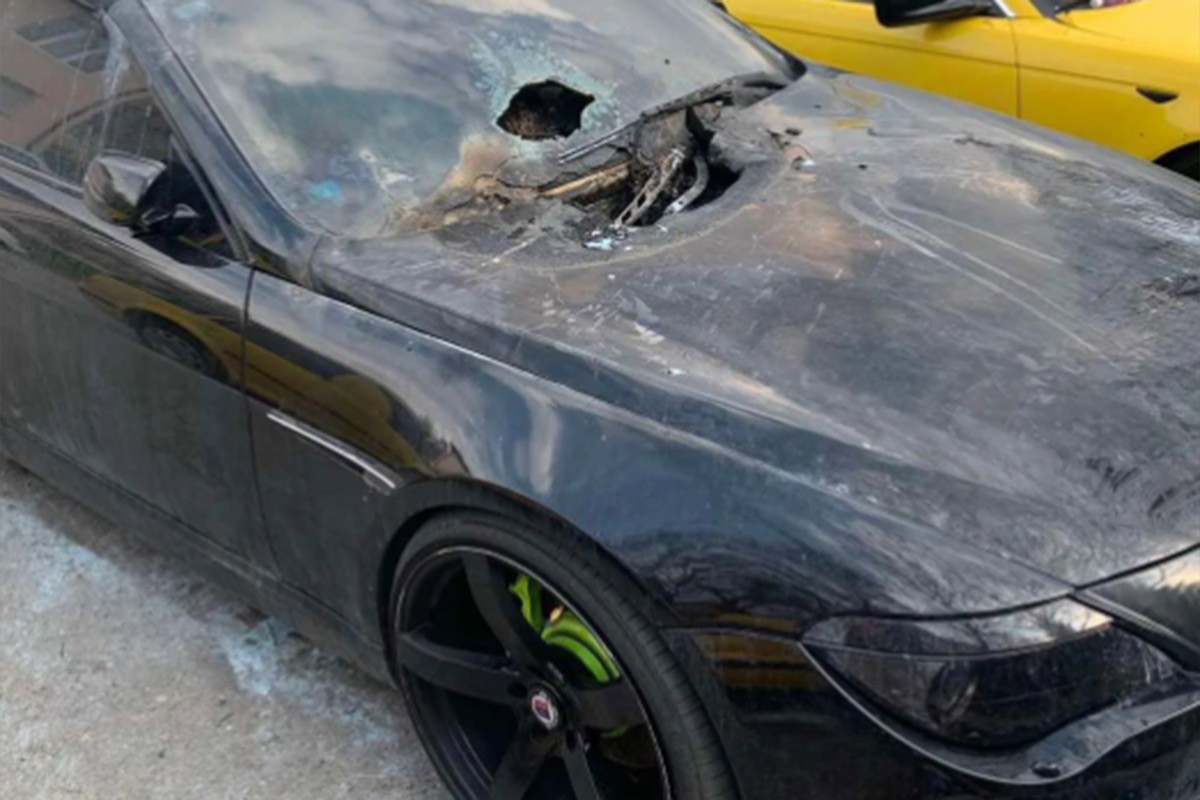 Zapaljen BMW, vlasnik nudi 10.000 KM za informacije o počiniocu (FOTO)
