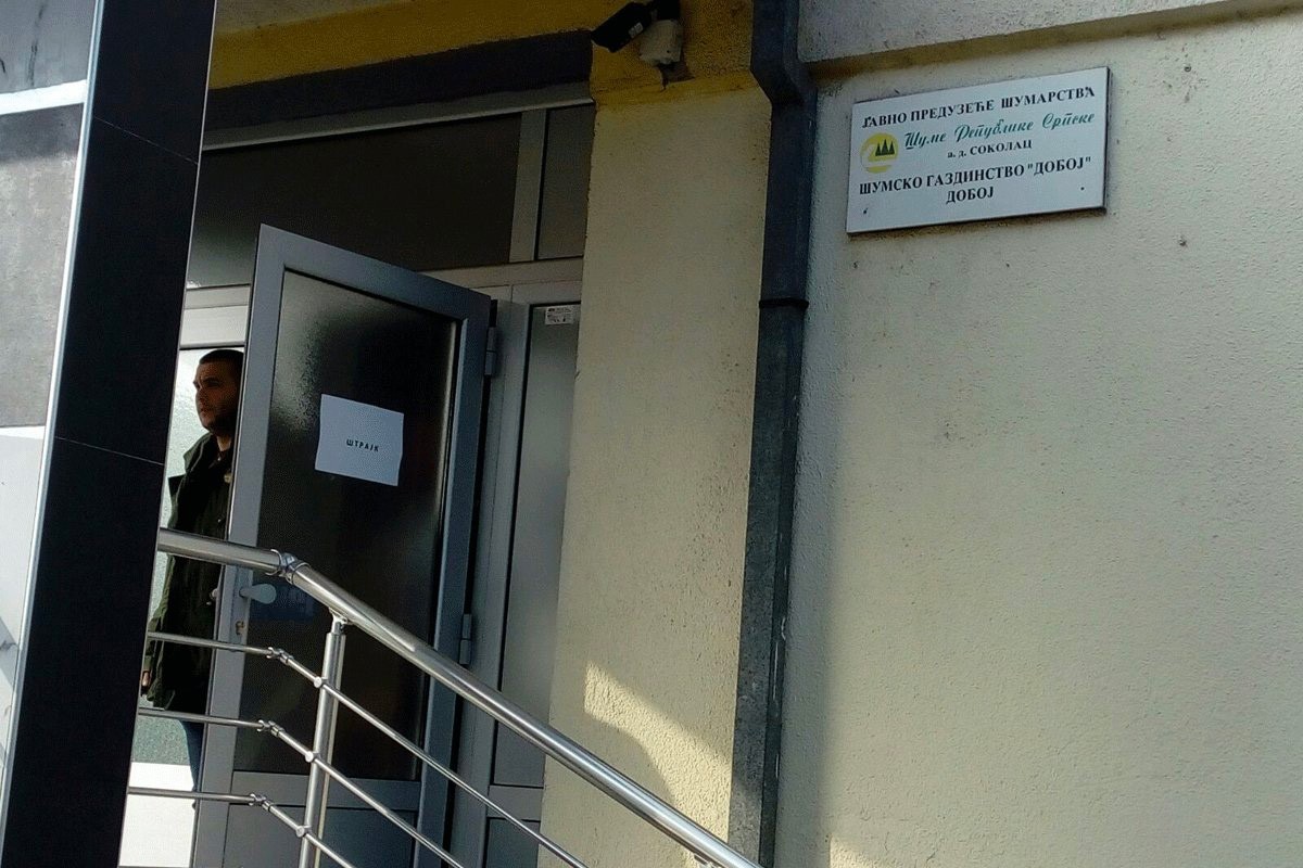Štrajkuju radnici Šumskog gazdinstva "Doboj"