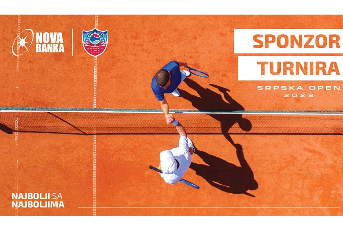 Nova banka sponzor teniskog turnira Srpska Open