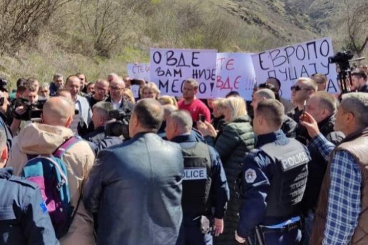 Protestni marš Srba zbog ranjavanja Milana Јovanovića (VIDEO)