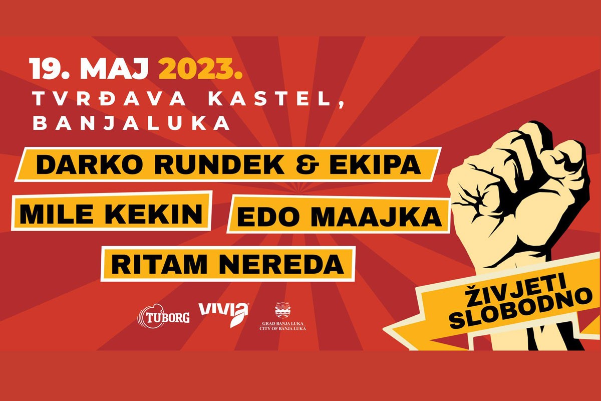 "Živjeti slobodno": Rundek i Ekipa, Mile Kekin, Edo Maajka i "Ritam nereda" na Kastelu