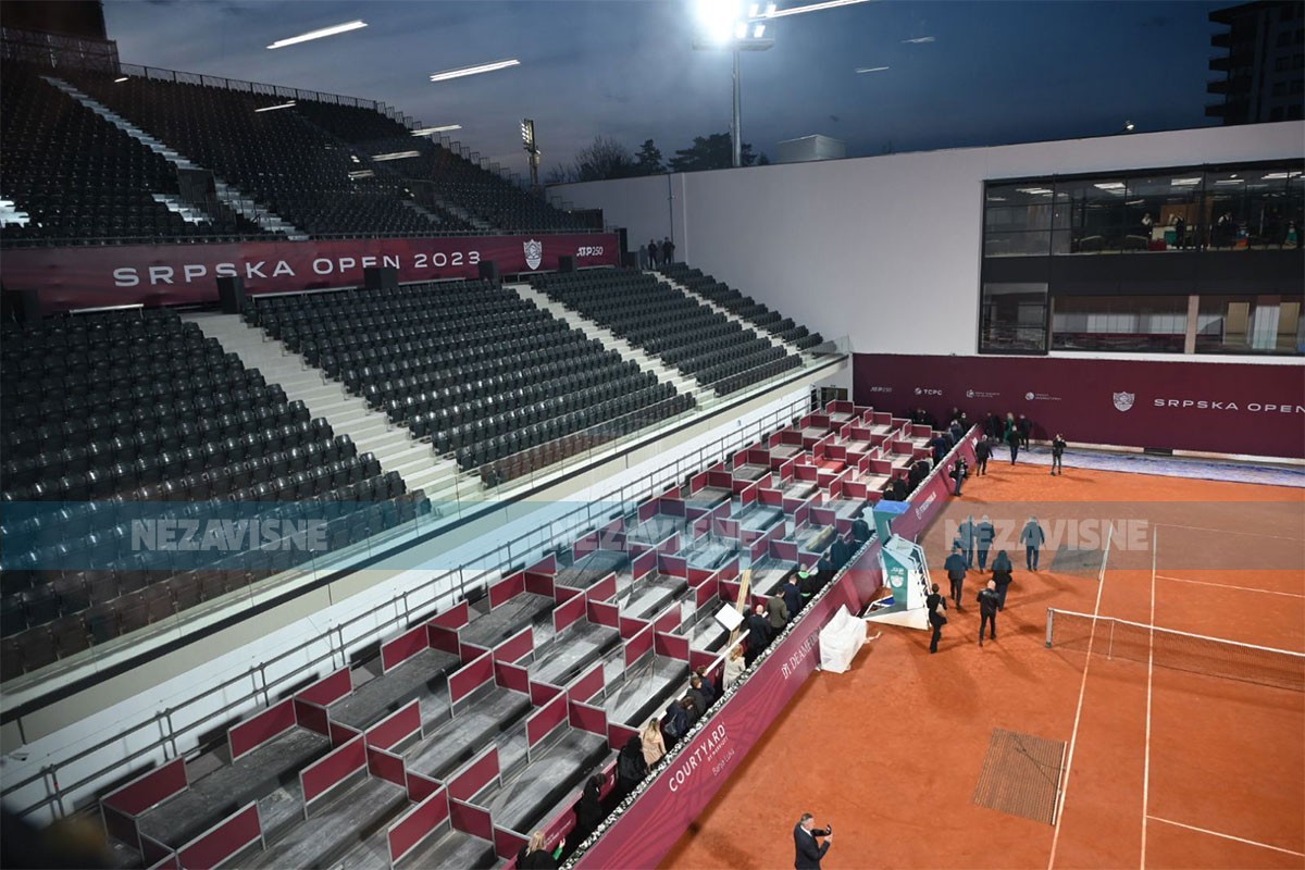 Zabranjeni kišobrani i dronovi na Srpska openu
