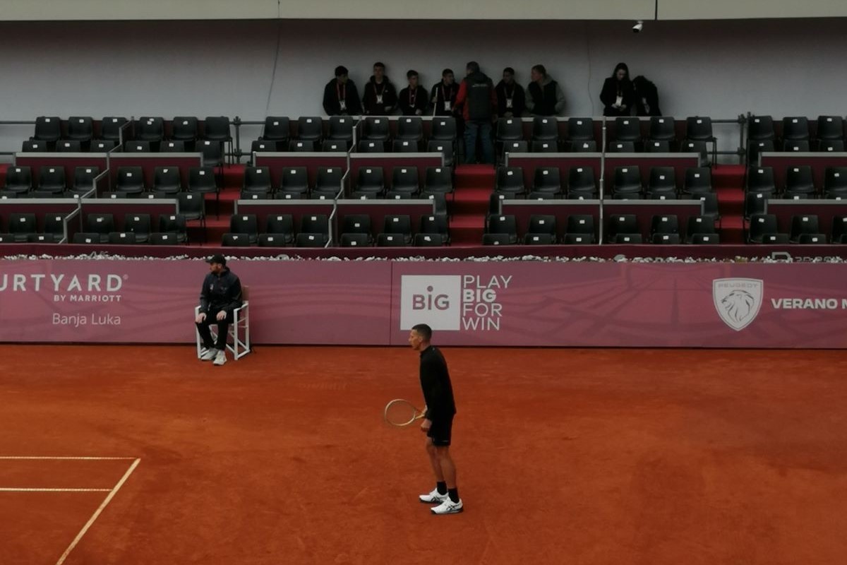 Srpska open: Bh. teniser otvorio program na centralnom terenu