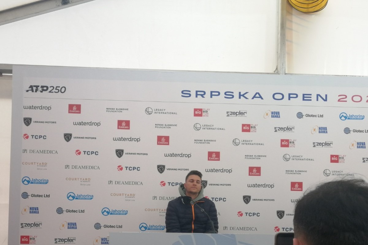 Srpska open: Kecmanović oduševljen, nada se duelu sa Đokovićem