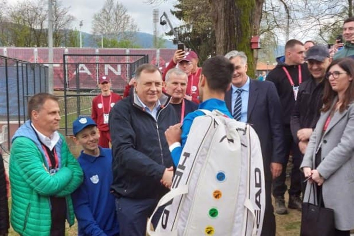 Dodik: Organizacija turnira vrhunska, Đoković oduševljen