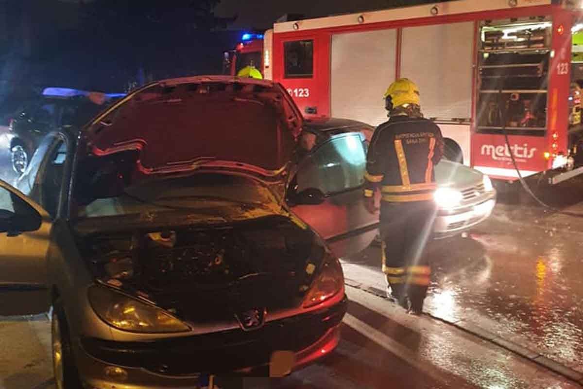 Gorjeli roštiljnica i automobil u Banjaluci (FOTO)
