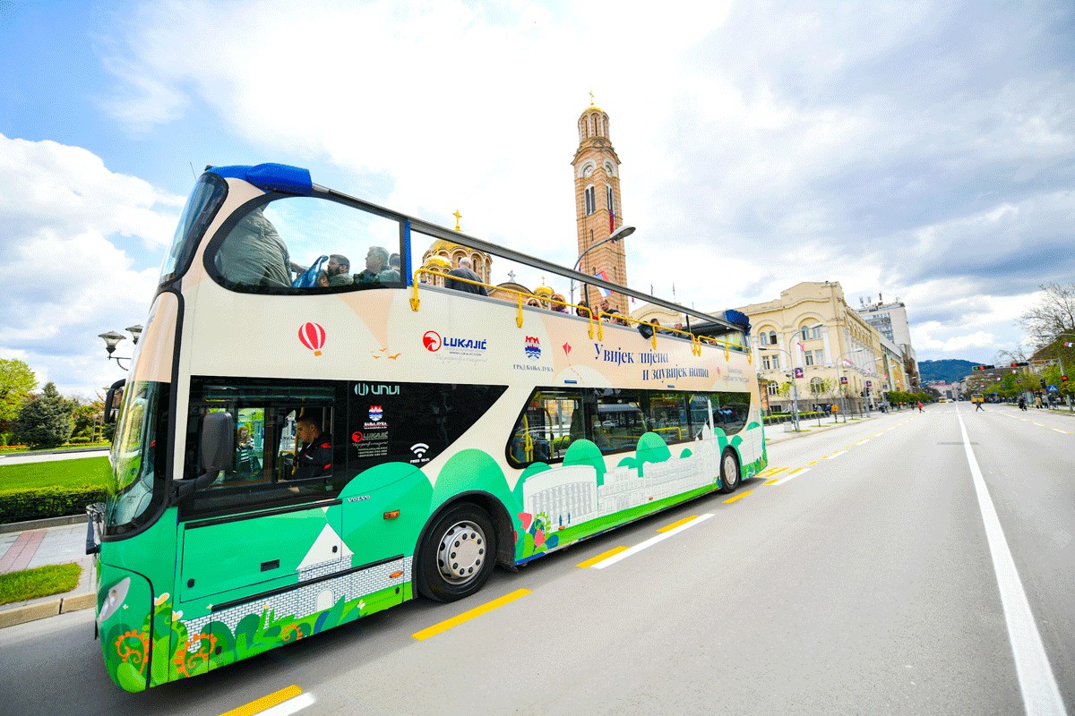 Tokom aprila skraćena ruta panoramskog busa u Banjaluci