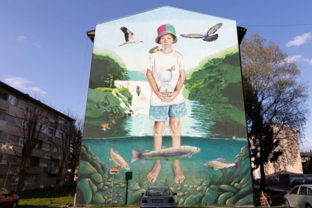 Bihać dobio prvi mural s ekološkom porukom
