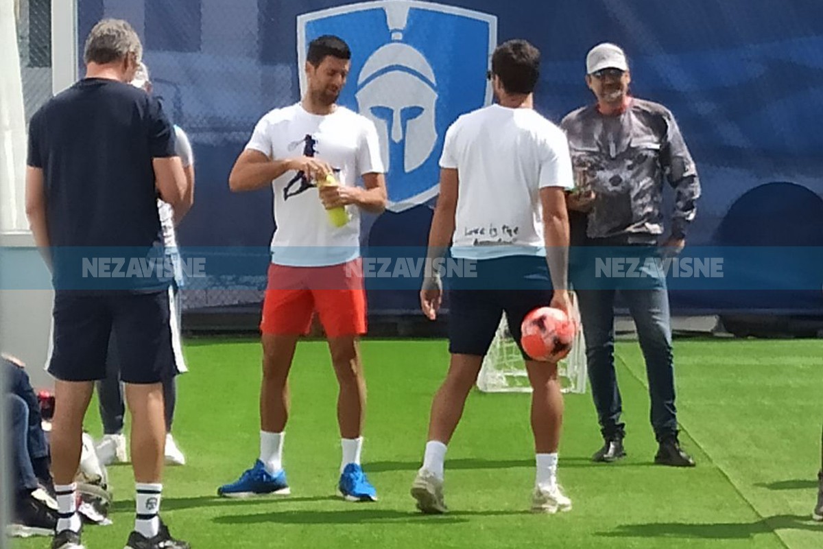 Srpska open: Novak Đoković počeo pripreme za četvrfinale (VIDEO)