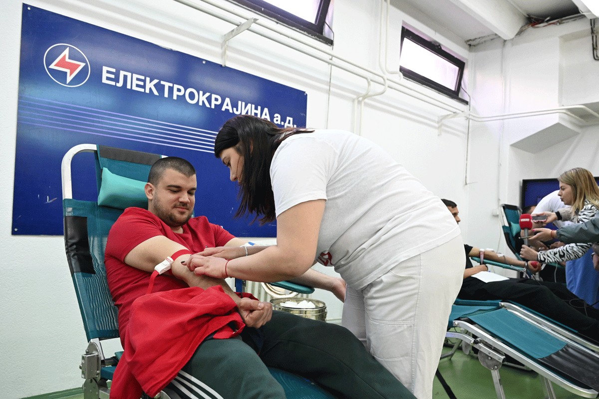"Elektrokrajina" položila ispit humanosti: Krv darovala 123 radnika