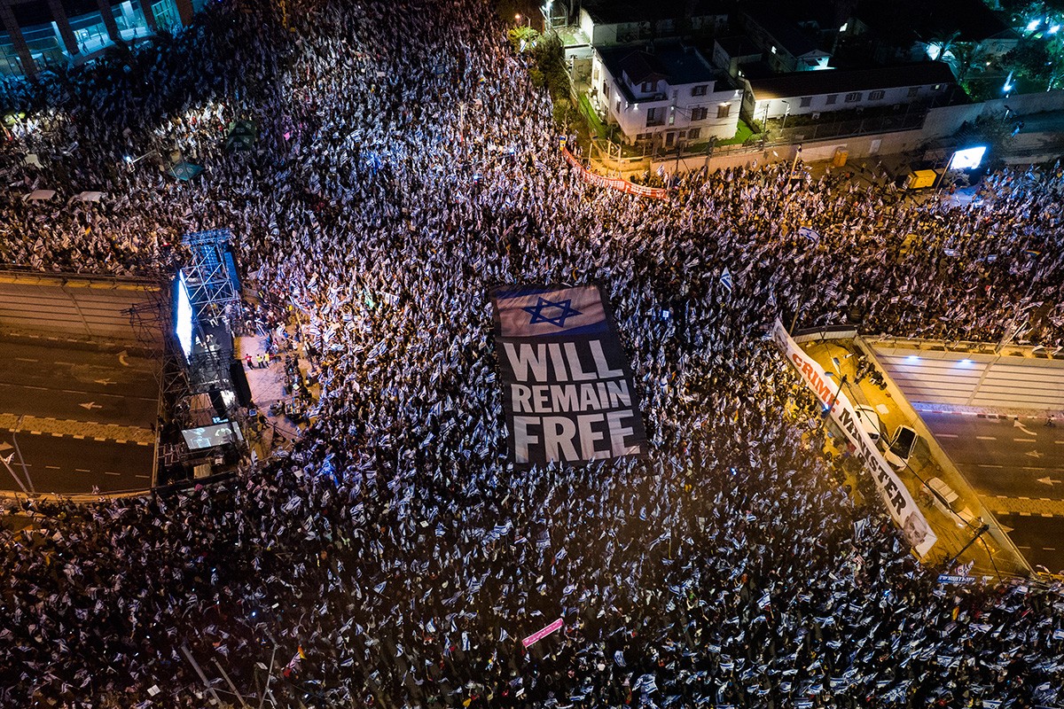 Novi masovni protest u Izraelu kroz fotografije