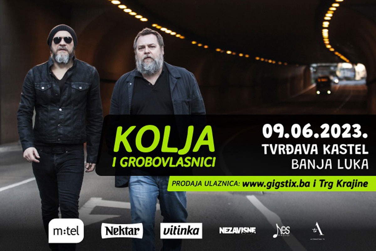 Kolja i "Grobovlasnici" 9. juna u Banjaluci