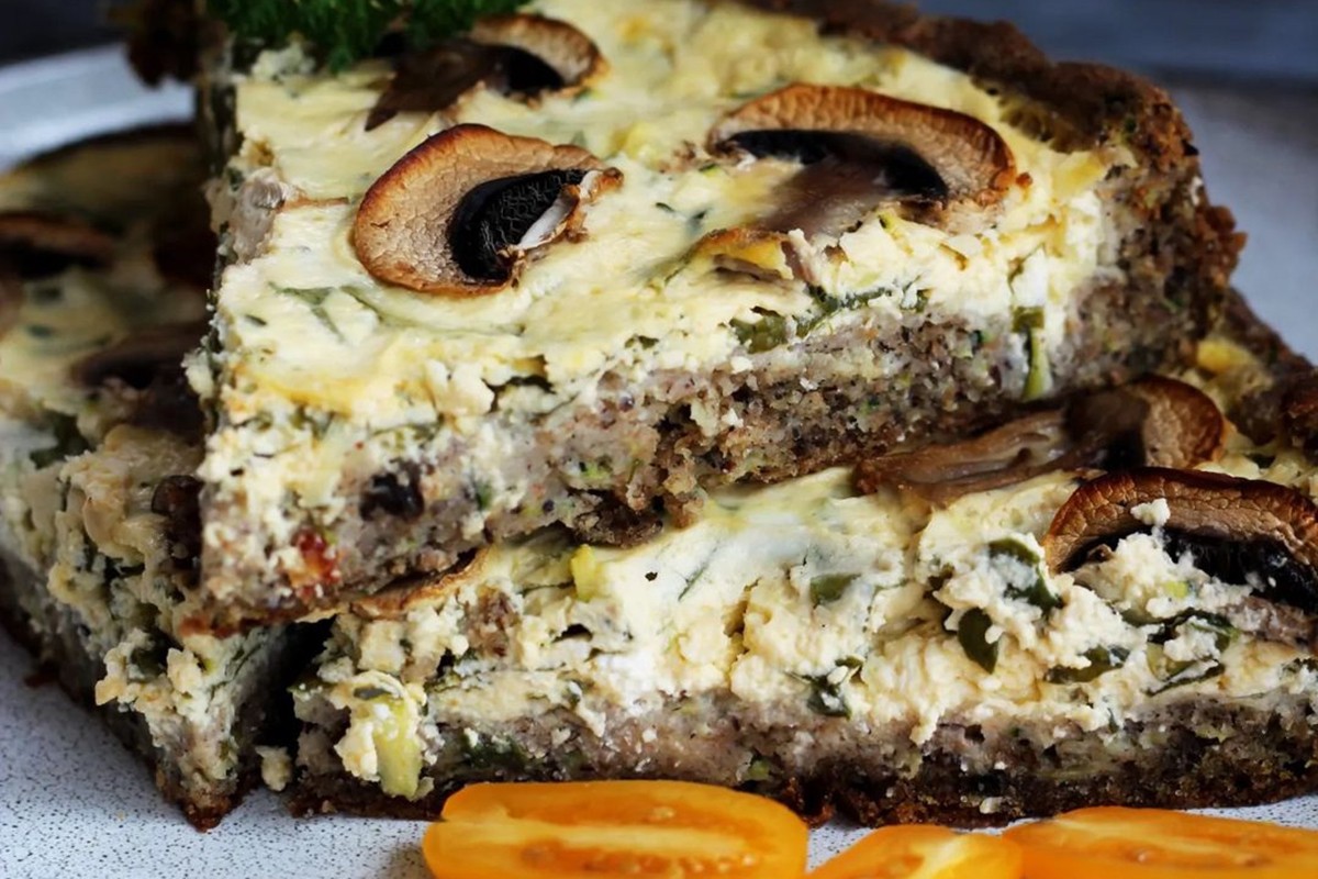 Tart sa tikvicama i špinatom