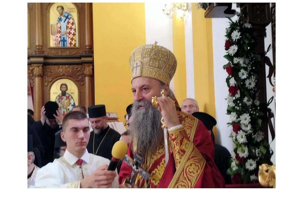 Patrijarh Porfirije u Mrkonjiću: Koliko god neko rušio crkvu ona se diže