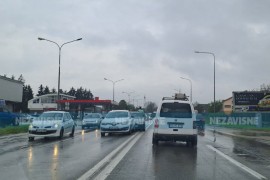Lančani sudar u Banjaluci, gužva na zapadnom tranzitu