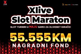 Trka za 55.555KM je počela! Pridruži se Xlive Slot Maratonu!