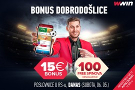DANAS - Wwin nagrađuje nove korisnike – Uzmi bonus i spinove