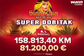 Ponovo super dobitak od preko 150.000 KM na Wwin casinu!