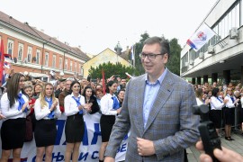 Vučić na mitingu u Pančevu: Nikada se neću predati