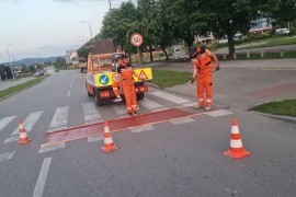 U toku obilježavanje biciklističkih staza u Banjaluci