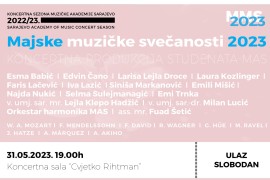 Koncert studenata MAS na Majskim muzičkim svečanostima