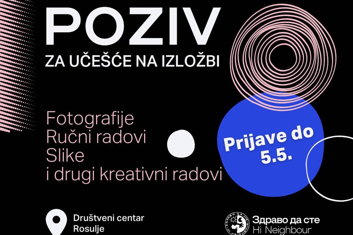 Otvorena prijava za učešće na izložbi