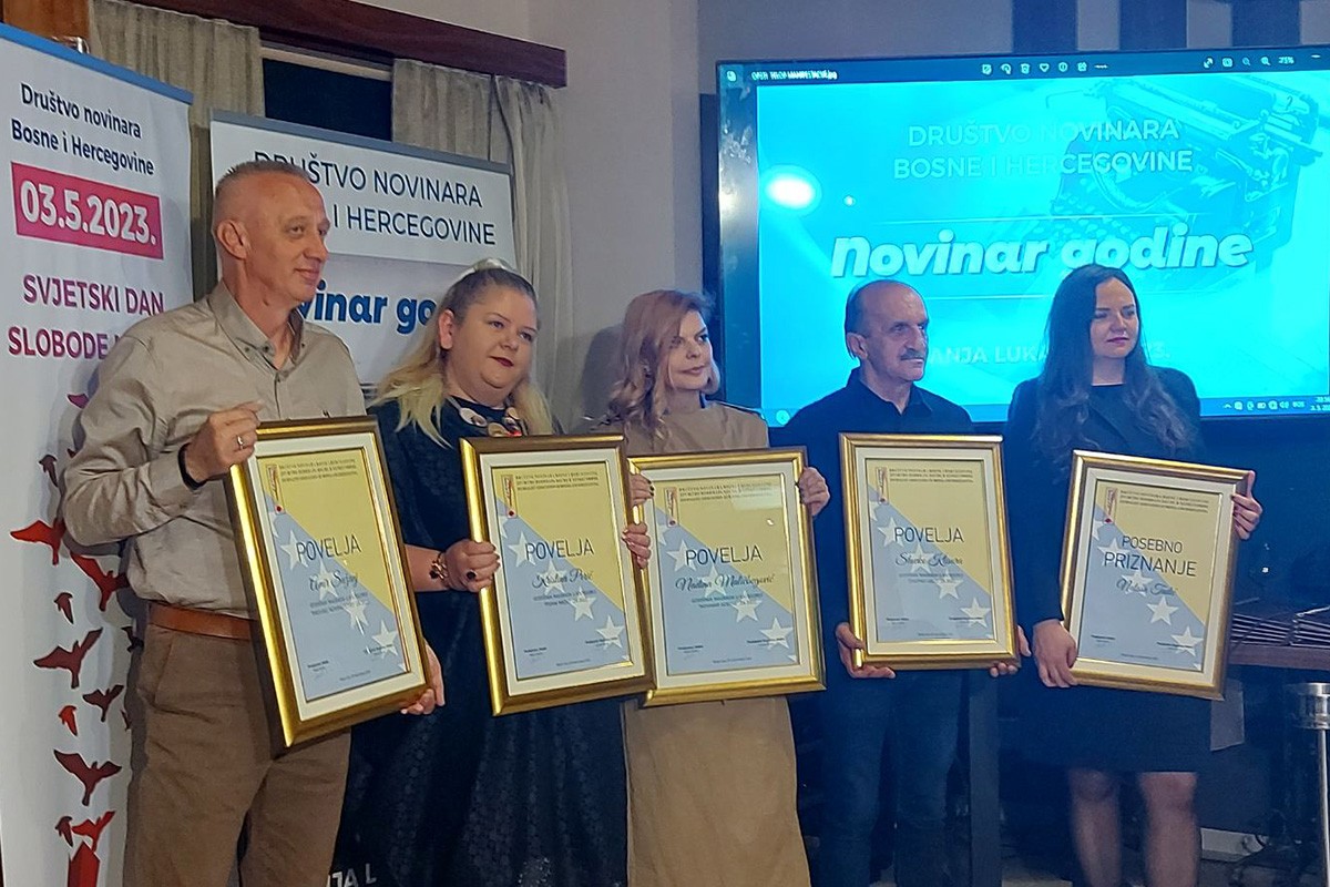 Po izboru Društva novinara BiH: Nadina Maličbegović novinarka godine