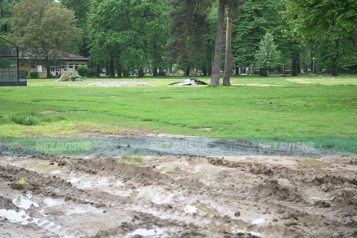 Pogledajte u kakvom je stanju najveći banjalučki park nakon Srpska opena
