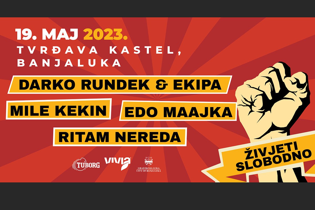 Rundek, Kekin, Edo Maajka i "Ritam nereda" na tvrđavi Kastel