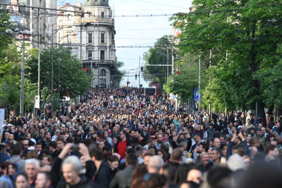 Protestni skup "Srbija protiv nasilja"