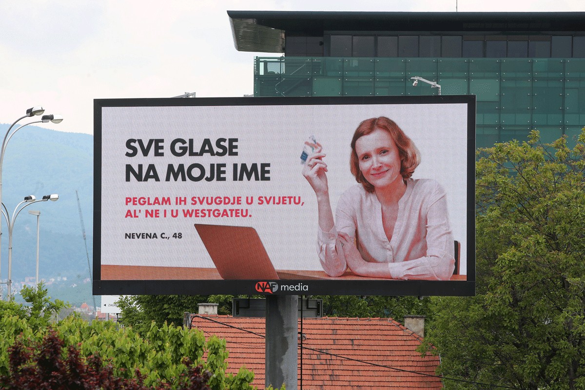 Direktorka u Hrvatskoj bilbordom uzvratila na seksističku reklamu šoping centra
