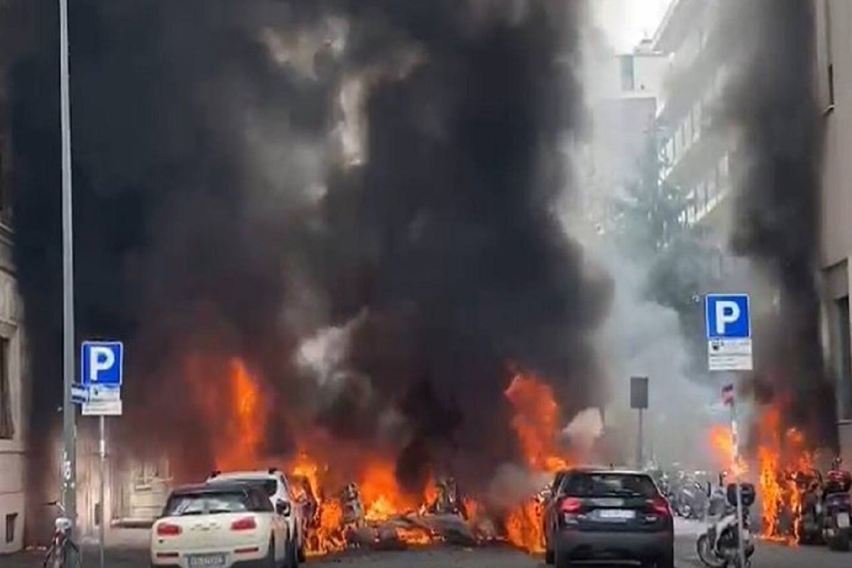 Jedna osoba povrijeđena nakon eksplozije u centru Milana (VIDEO)