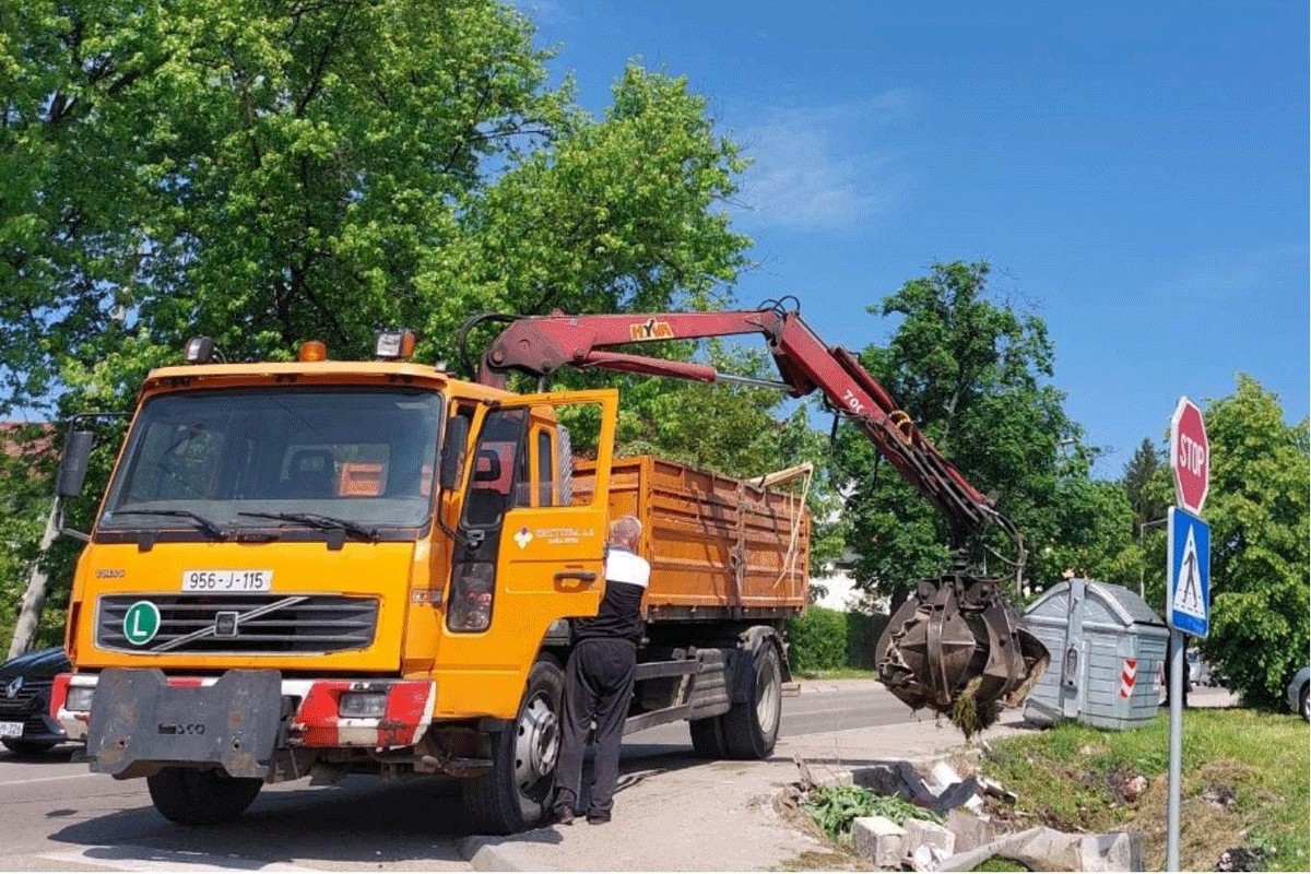 Raspored kontejnera za kabasti otpad u tri MZ u Banjaluci
