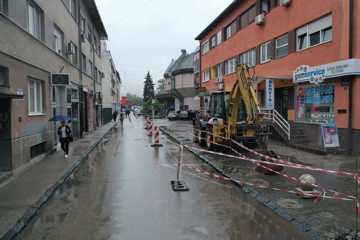 Počeli radovi u Gajevoj ulici u Banjaluci
