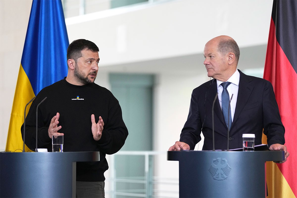 Zelenski sa Šolcom: "Ukrajina spremna za mir"