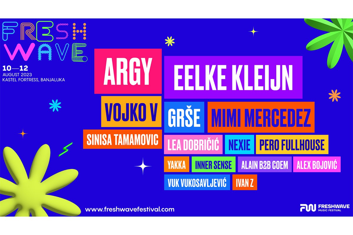 "Freshwave" u punom gasu: Poznato ko čini Fazu 2 ovogodišnjeg izdanja festivala