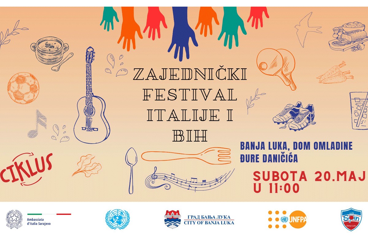 Festival Italije i BiH u Domu omladine, uz kuhinju, takmičenje i muziku