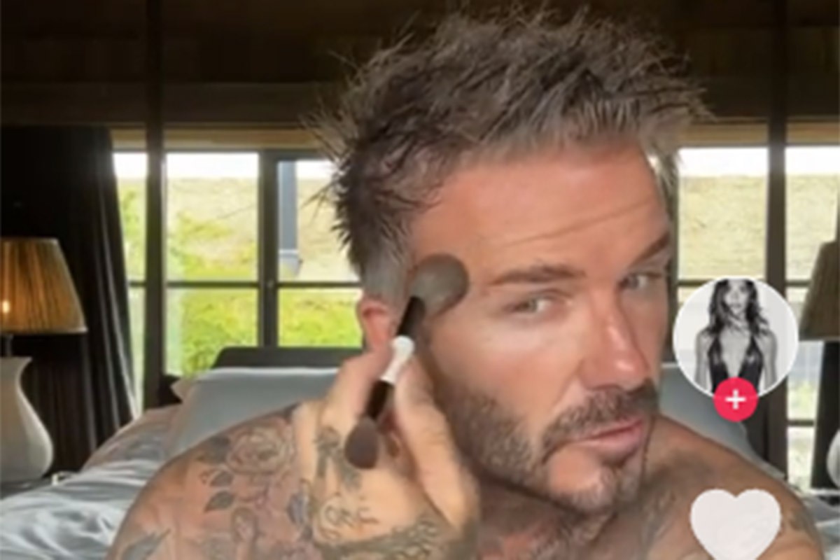 Dejvid Bekam preuzeo Viktorijin TikTok i "našminkao se" (VIDEO)