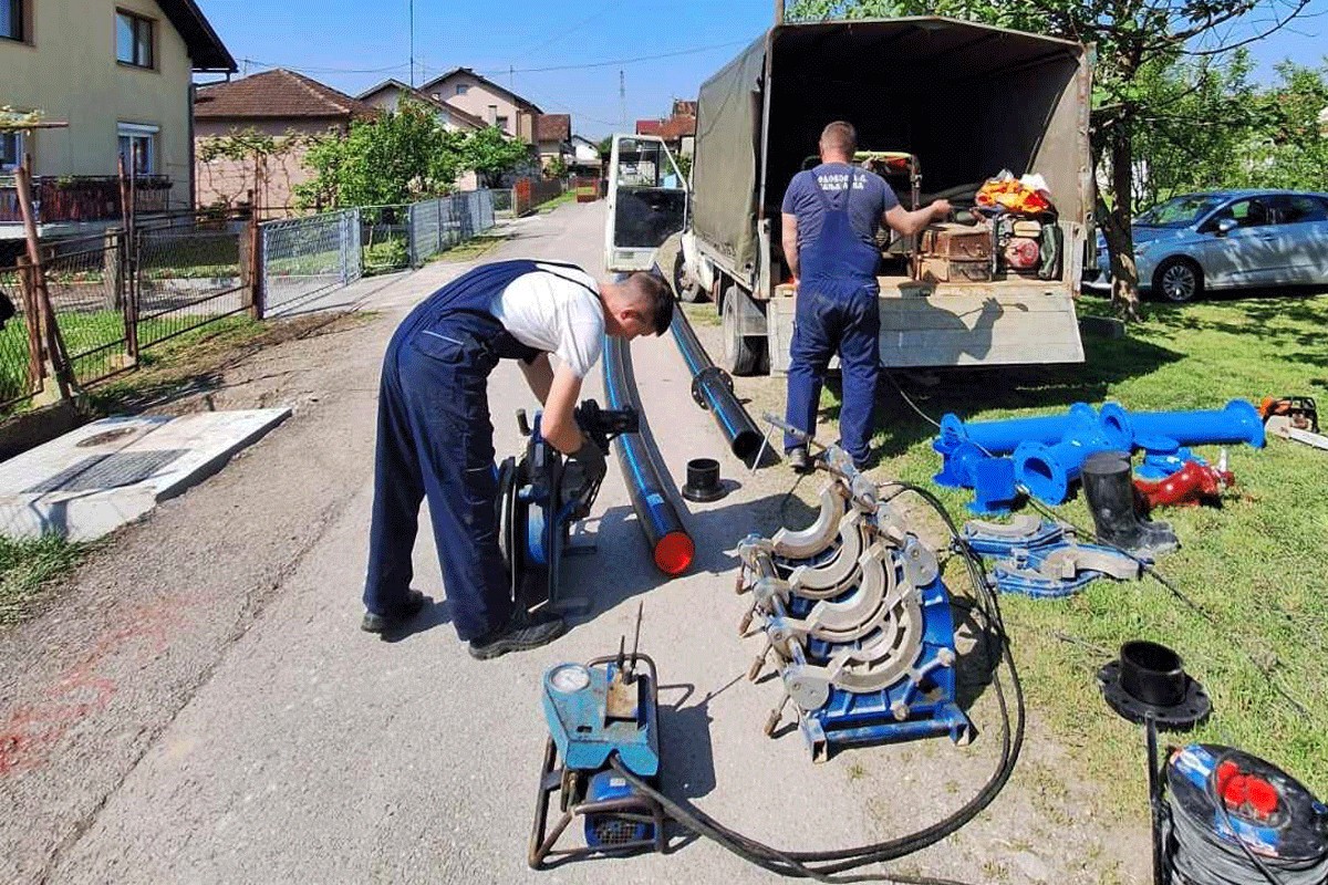 Novi cjevovod u Lazarevu: Počela izgradnja vodovoda u Ulici Svetozara Cvetojevića