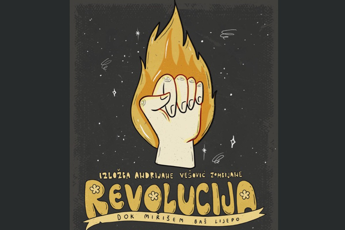 Izložba Andrijane Vešović Zombijane: "Revolucija" u banjalučkom Domu omladine