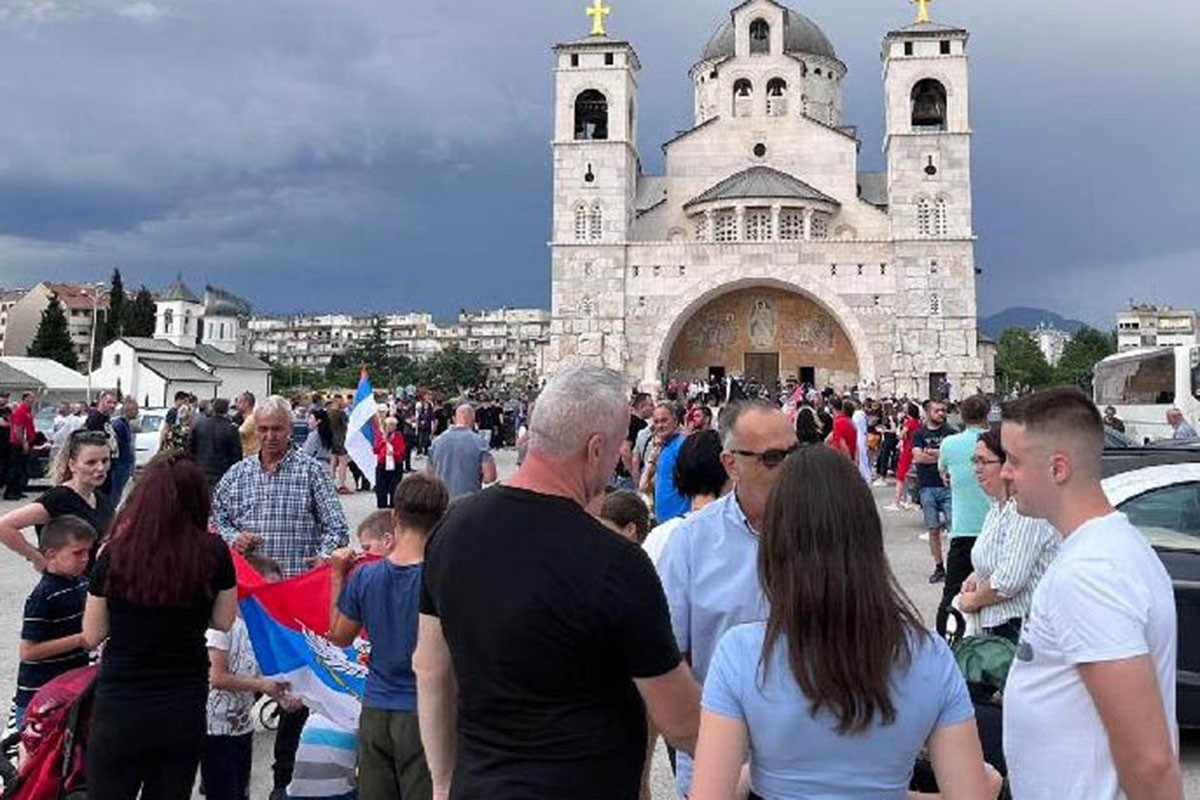 U Podgorici održan skup podrške Srbima na Kosmetu
