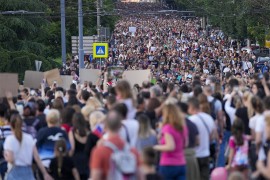 Završen peti protest "Srbija protiv nasilja": "18 udaraca za 18 ...