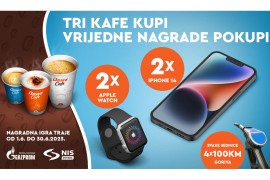 Nagrade za ljubitelje kafe na Gazprom i NIS Petrol benzinskim stanicama